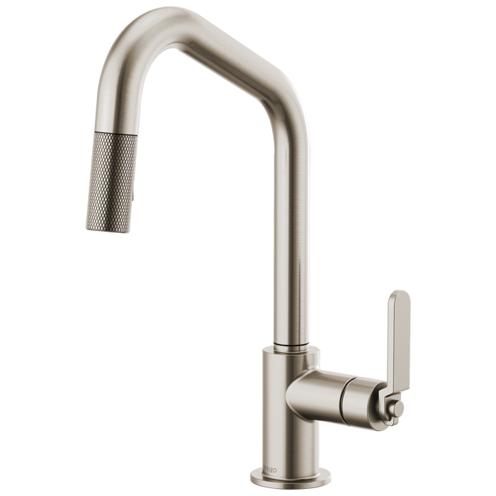 Brizo Litze 63064LF Pull-Down Faucet with Angled Spout and Industrial Handle