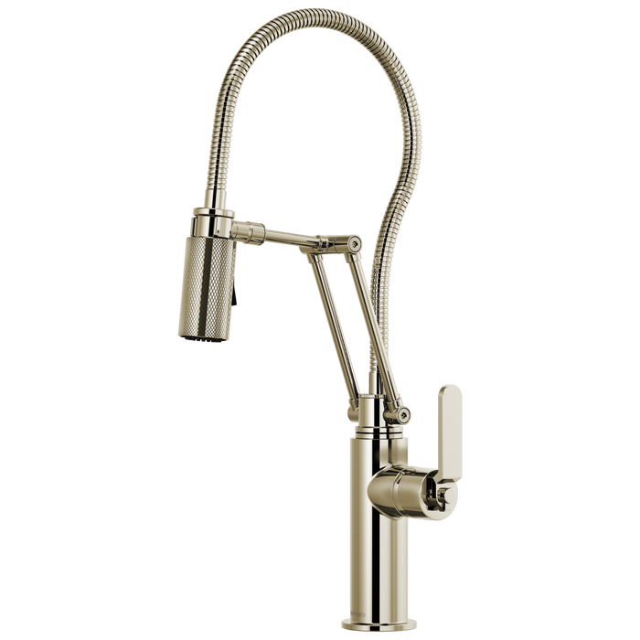Brizo Litze 63144LF Articulating Faucet With Finished Hose - Polished Nickel