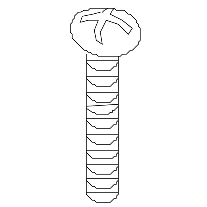 KOHLER Screw 8-32 X1, Pan