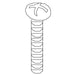 KOHLER Screw 8-32 X1, Pan