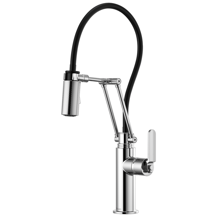 Brizo Litze 63244LF Articulating Faucet with Industrial Handle