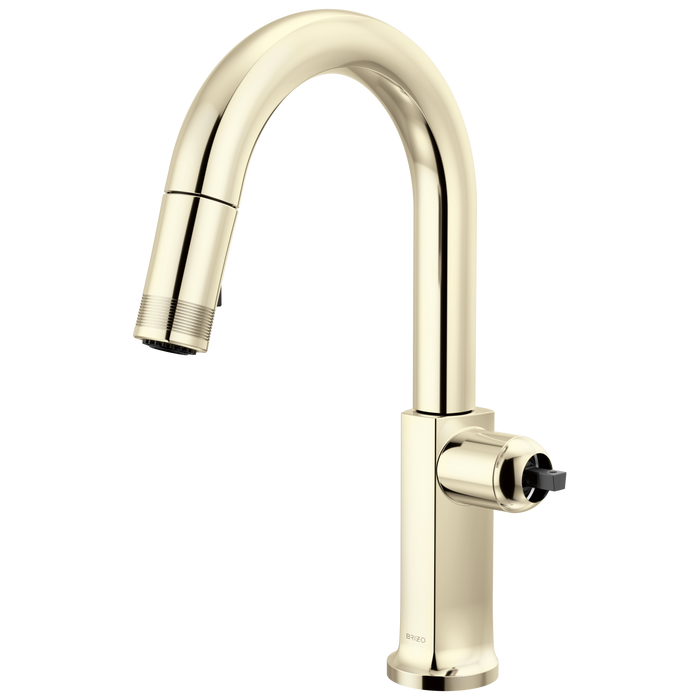 Brizo Kintsu 63906LF Pull-Down Prep Faucet with Arc Spout - Less Handle
