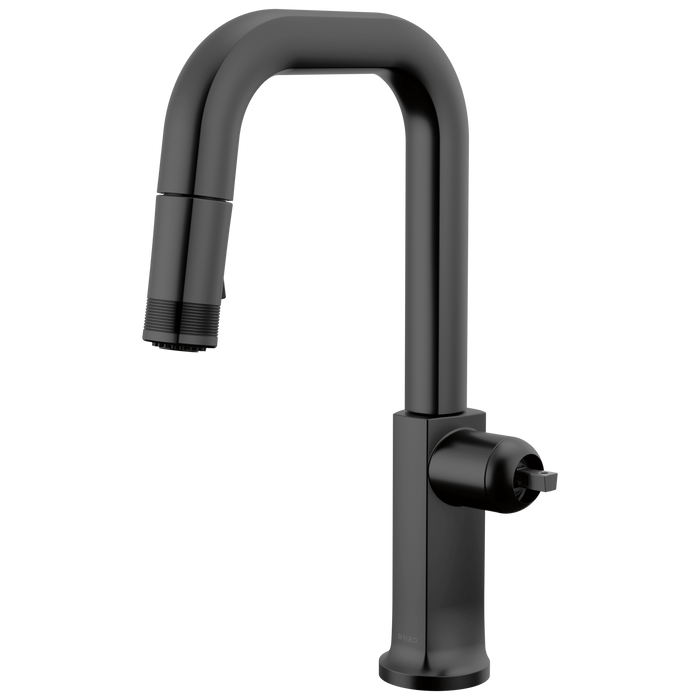 Brizo Kintsu 63907LF Pull-Down Prep Faucet with Square Spout - Less Handle