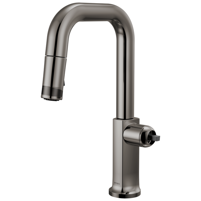Brizo Kintsu 63907LF Pull-Down Prep Faucet with Square Spout - Less Handle