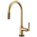 Brizo Litze 64043LF SmartTouch Pull-Down Kitchen Faucet with Arc Spout and Knurled Handle