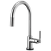 Brizo Litze 64043LF SmartTouch Pull-Down Kitchen Faucet with Arc Spout and Knurled Handle