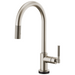 Brizo Litze 64043LF SmartTouch Pull-Down Kitchen Faucet with Arc Spout and Knurled Handle