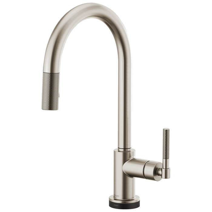 Brizo Litze 64043LF SmartTouch Pull-Down Kitchen Faucet with Arc Spout and Knurled Handle