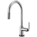 Brizo Litze 64044LF SmartTouch Pull-Down Kitchen Faucet with Arc Spout and Industrial Handle