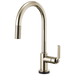 Brizo Litze 64044LF SmartTouch Pull-Down Kitchen Faucet with Arc Spout and Industrial Handle