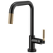 Brizo Litze 64053LF SmartTouch Pull-Down Kitchen Faucet with Square Spout and Knurled Handle