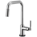 Brizo Litze 64053LF SmartTouch Pull-Down Kitchen Faucet with Square Spout and Knurled Handle