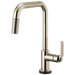 Brizo Litze 64054LF SmartTouch Pull-Down Kitchen Faucet with Square Spout and Industrial Handle