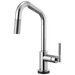 Brizo Litze 64063LF SmartTouch Pull-Down Kitchen Faucet with Angled Spout and Knurled Handle