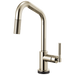 Brizo Litze 64063LF SmartTouch Pull-Down Kitchen Faucet with Angled Spout and Knurled Handle