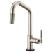Brizo Litze 64063LF SmartTouch Pull-Down Kitchen Faucet with Angled Spout and Knurled Handle