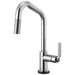 Brizo Litze 64064LF SmartTouch Pull-Down Kitchen Faucet with Angled Spout and Industrial Handle