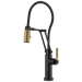 Brizo Litze 64143LF SmartTouch Articulating Kitchen Faucet With Finished Hose