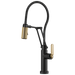 Brizo Litze 64143LF SmartTouch Articulating Kitchen Faucet With Finished Hose