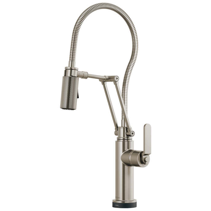 Brizo Litze 64144LF SmartTouch Articulating Kitchen Faucet With Finished Hose - Stainless