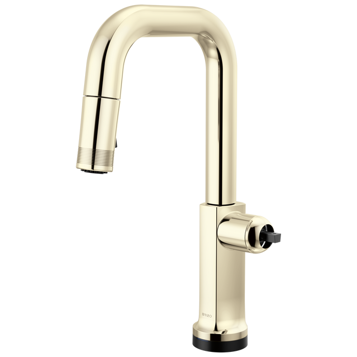 Brizo Kintsu 64907LF SmartTouch Pull-Down Prep Faucet with Square Spout - Less Handle