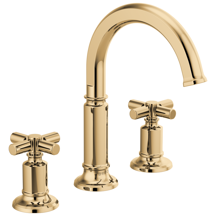 Brizo Invari 65376LF Widespread Lavatory Faucet with Arc Spout - Less Handles 1.2 GPM