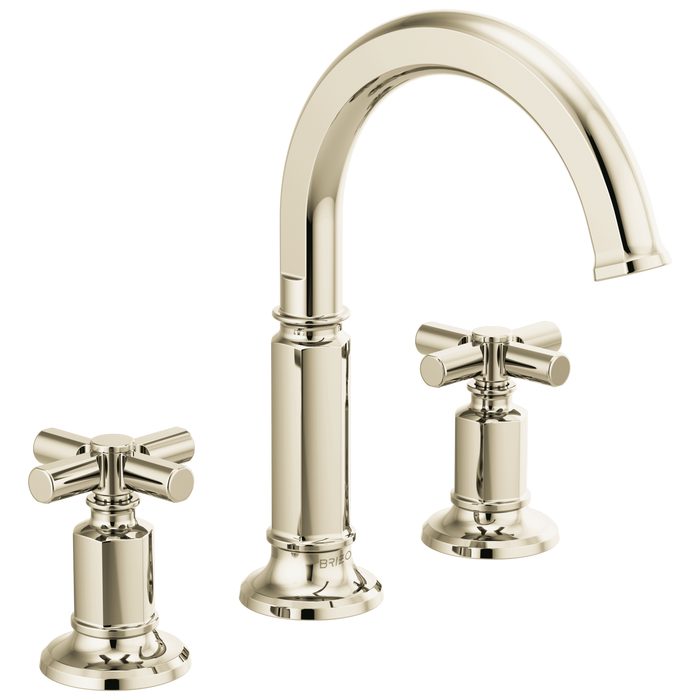 Brizo Invari 65376LF Widespread Lavatory Faucet with Arc Spout - Less Handles 1.2 GPM