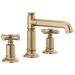 Brizo Invari 65377LF Widespread Lavatory Faucet with Column Spout - Less Handles 1.2 GPM