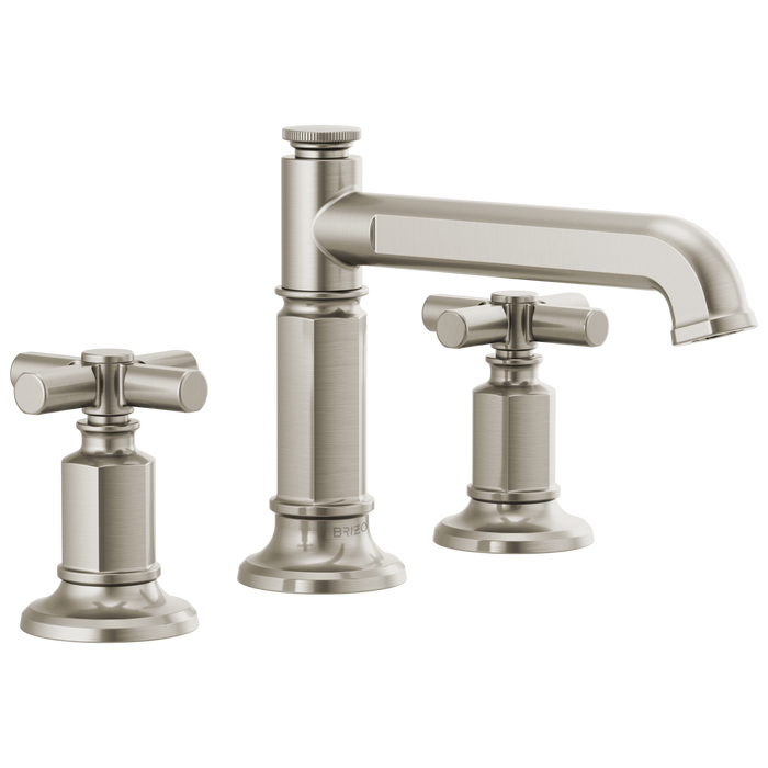 Brizo Invari 65377LF Widespread Lavatory Faucet with Column Spout - Less Handles 1.2 GPM