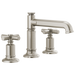 Brizo Invari 65377LF Widespread Lavatory Faucet with Column Spout - Less Handles 1.2 GPM