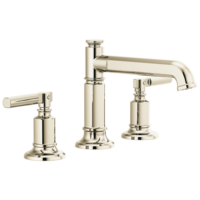 Brizo Invari 65377LF Widespread Lavatory Faucet with Column Spout - Less Handles 1.2 GPM