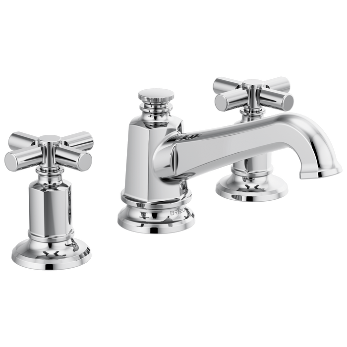 Brizo Invari 65378LF Widespread Lavatory Faucet with Angled Spout - Less Handles 1.2 GPM