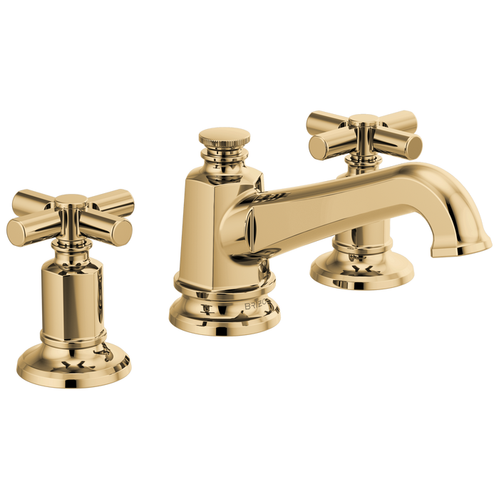 Brizo Invari 65378LF Widespread Lavatory Faucet with Angled Spout - Less Handles 1.2 GPM