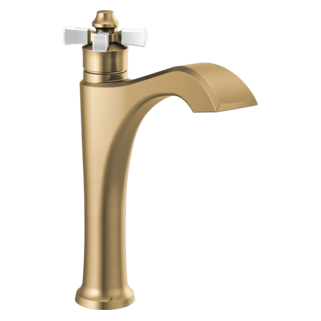 Delta Dorval: Single Handle Mid-Height Vessel Bathroom Faucet
