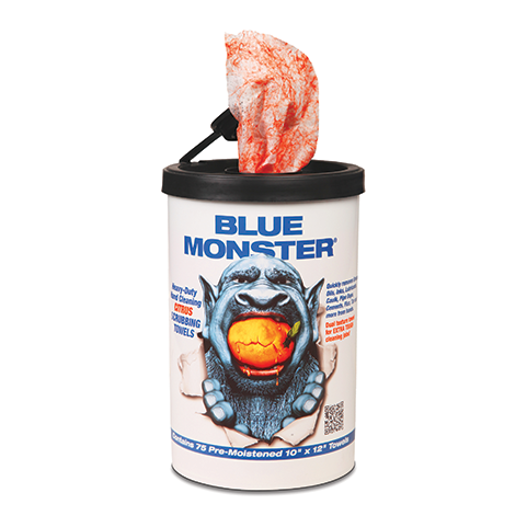 The Mill-Rose Company 77095 Blue Monster | Heavy-Duty Citrus Scrubbing Towels