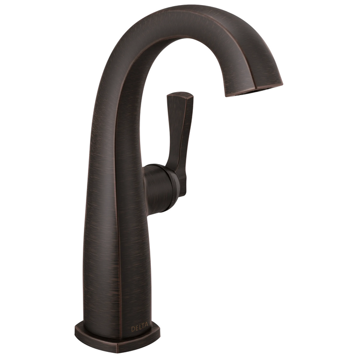 Delta Stryke 677 Single Handle Mid-Height Bathroom Faucet