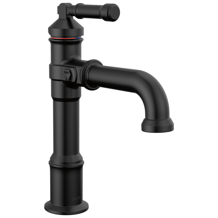 Delta Broderick 684 Single Handle Bathroom Faucet - Matte Black