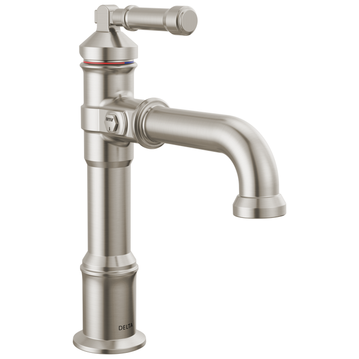 Delta Broderick 684 Single Handle Bathroom Faucet - Lumicoat Stainless
