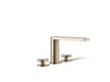 KOHLER Composed Deck-mount bath faucet with cross handles