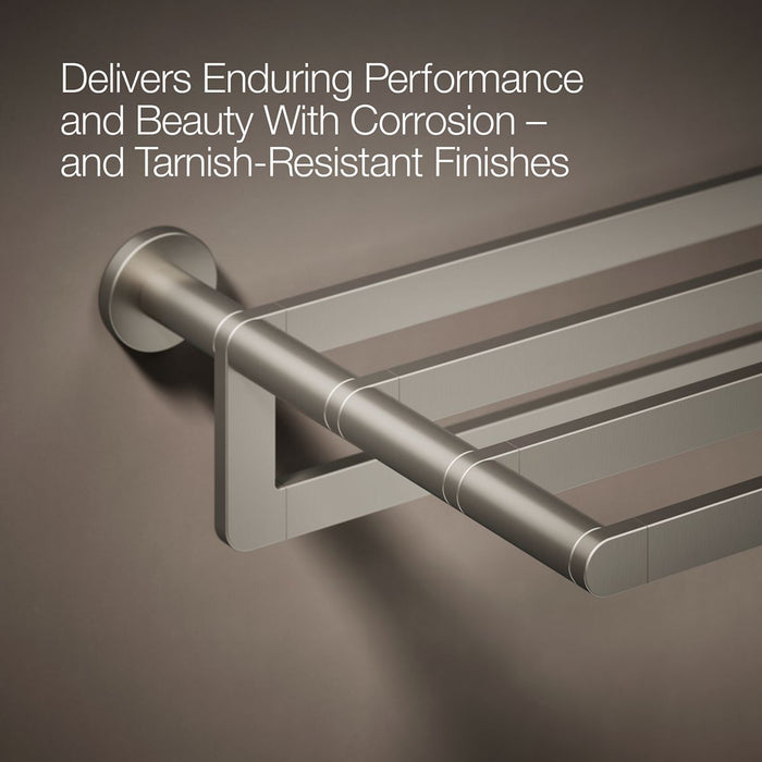 Vibrant Brushed Nickel - close-up view of product detail