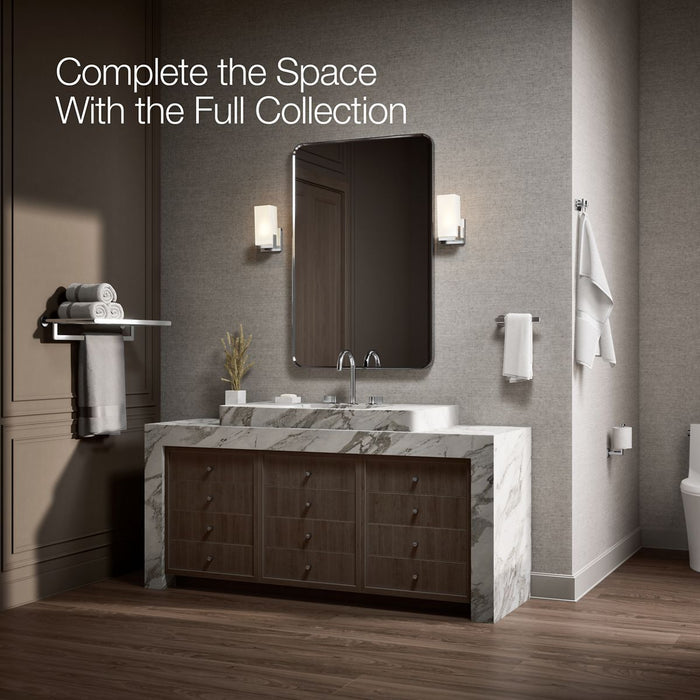 Polished Chrome - Up to 2 walls & multiple product categories visible