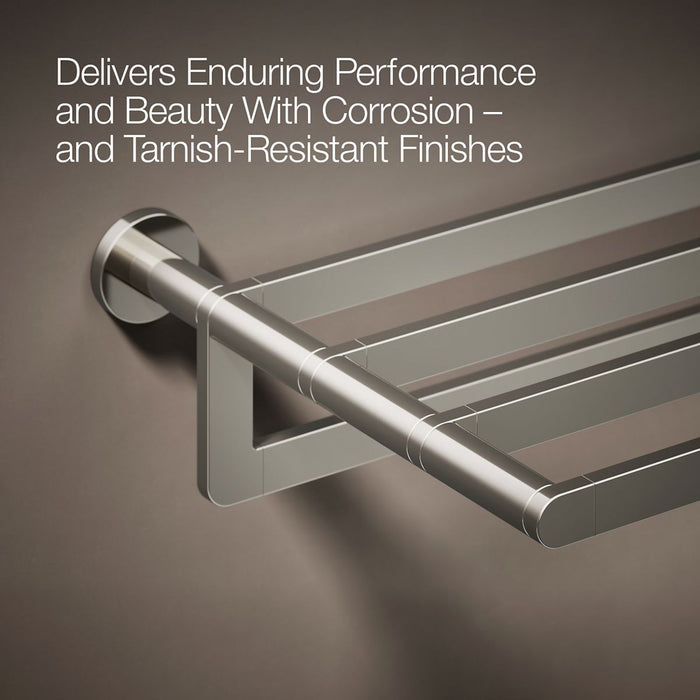 Vibrant Polished Nickel - close-up view of product detail