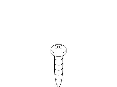 KOHLER Screw, 4-20 X .625