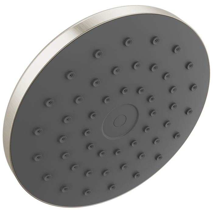 Delta Universal Showering Components 75103SN PivotPro Raincan Shower Head with TouchClean Spray Face