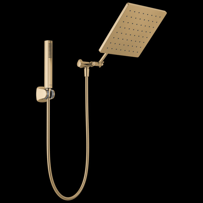 Delta Universal Showering Components: 10 inch Raincan Shower Head & Hand Held Combo with Adjustable Extension Arm