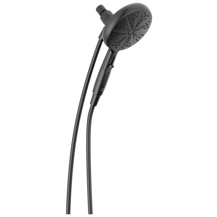 Delta Universal Showering Components 75613BL 6-Setting SureDock Magnetic Hand Shower - Matte Black