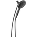 Delta Universal Showering Components 75613BL 6-Setting SureDock Magnetic Hand Shower - Matte Black