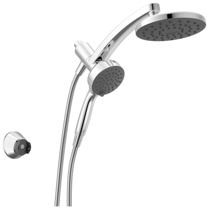 Delta Universal Showering Components 75648CZ PivotPro 3-in-1 Combination Shower with TouchClean Spray Face