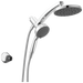 Delta Universal Showering Components 75648CZ PivotPro 3-in-1 Combination Shower with TouchClean Spray Face