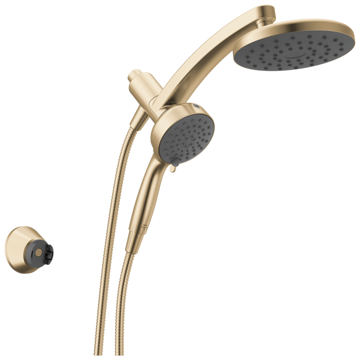Delta Universal Showering Components 75648CZ PivotPro 3-in-1 Combination Shower with TouchClean Spray Face